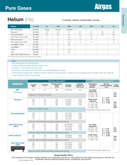 Helium - Airgas Catalog Selector