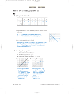 Lesson 2.1 Exercises, pages 90&ndash;96