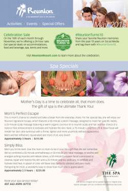 May 2015 - Reunion Resort