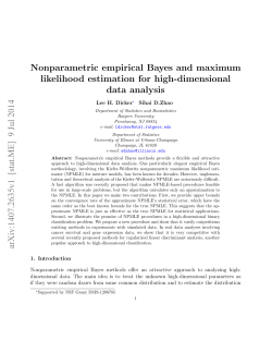 Nonparametric empirical Bayes and maximum