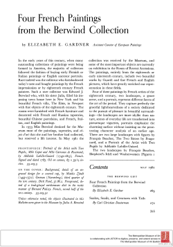 Four French Paintings