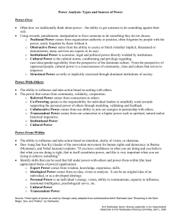 Power Analysis: Types and Sources of Power