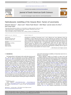 Hydrodynamic modelling of the Amazon River: Factors of uncertainty