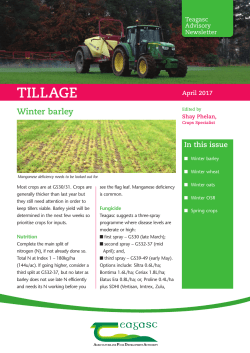Tillage Newsletter April 2017