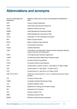 Abbreviations and acronyms
