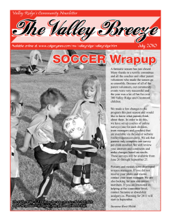The Valley Breeze - Suburban Journals Publishing