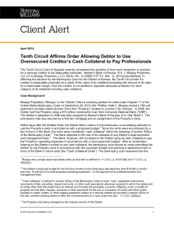 Tenth Circuit Affirms Order Allowing Debtor to Use Oversecured