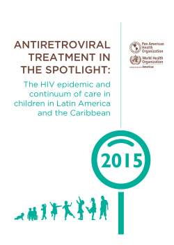 HIV epidemic and continuum of care in children in Latin