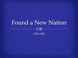 Found a New Nation