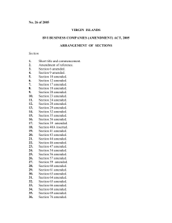 BVI Business Companies (Amendment) Act, 2005