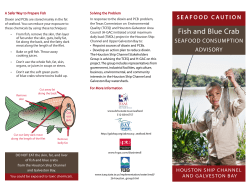 Seafood Advisory Brochure - Houston