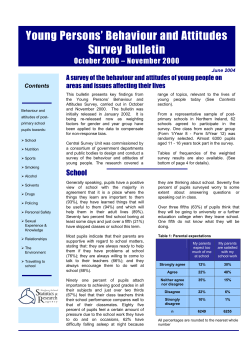 YPBAS 2000 Headline - Central Survey Unit