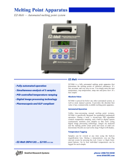 EZ-Melt Automated Melting Point System