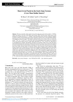 Short-Lived Nuclei in the Early Solar System
