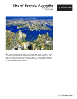 City of Sydney, Australia