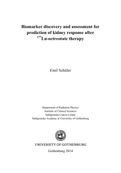 Biomarker discovery and assessment for prediction of kidney