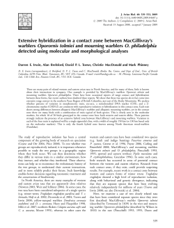 mourning and MacGillivray`s