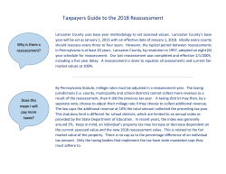 Taxpayers Guide to the 2018 Reassessment