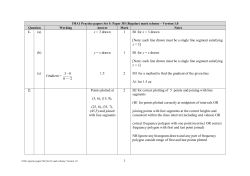 mark scheme - Sir Thomas Boughey High School