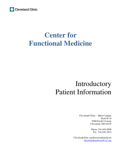 Center for Functional Medicine