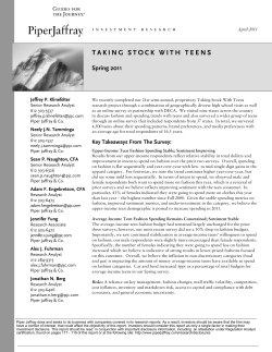 taking stock with teens