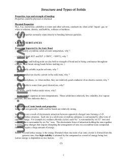 Structure and Type of Solids-09-10