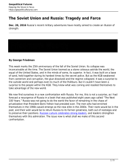 Soviet Union - Geopolitical Futures