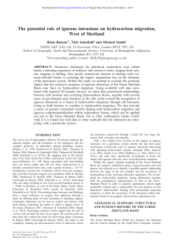Rateau et al., 2013, Igneous Intrusion and Hydrocarbon