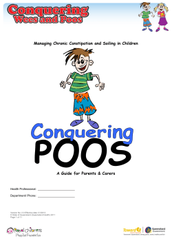Conquering Poos - A Guide for Parents and
