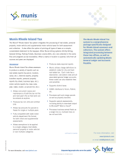 Munis Rhode Island Tax