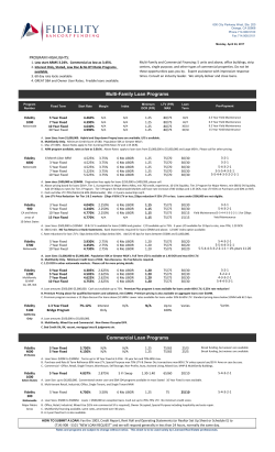 DOWNLOAD the most recent FBF Rate Sheet