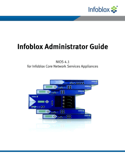 Infoblox Administrator Guide