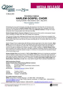 harlem gospel choir