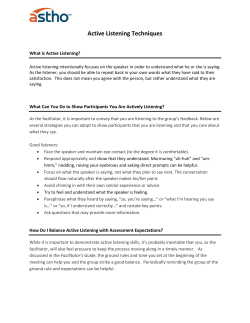 Active Listening Techniques