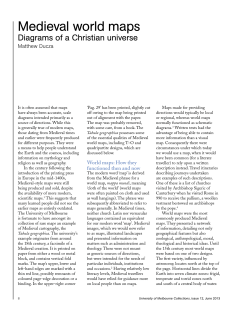 Medieval world maps: Diagrams of a Christian universe