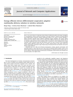 Energy-efficient device-differentiated cooperative adaptive