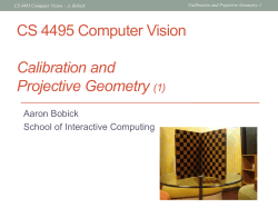 CS 4495 Computer Vision