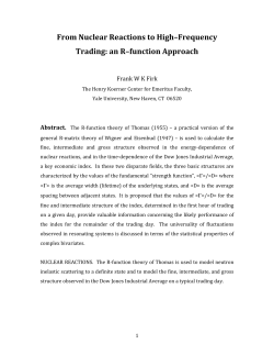 an R–function Approach