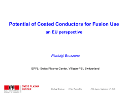 Potential of Coated Conductors for Fusion Use an EU perspective