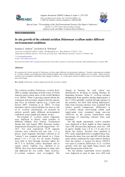 article - Aquatic Invasions