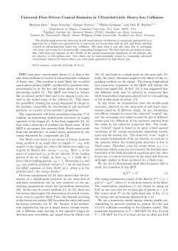 Universal Flow-Driven Conical Emission in Ultrarelativistic Heavy