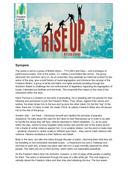 Synopsis - Pegasus Theatre