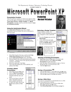 Microsoft PowerPoint XP
