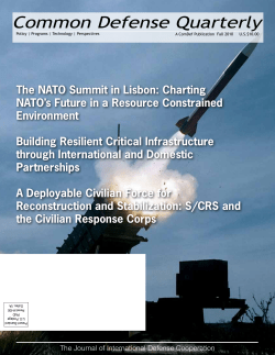 Common Defense Quarterly - Federation for Identity and Cross