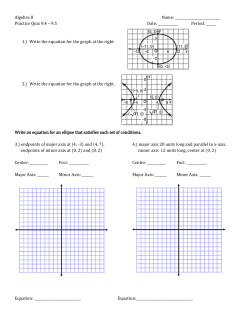 1.) Write the equation