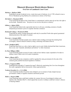 Advanced Placement United States History