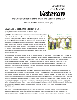 standing the southern post