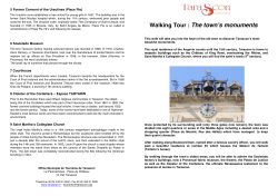 The town`s monuments