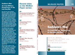 Saddam`s War: An Iraqi Military Perspective of the Iran