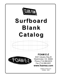 Blank Catalog copy - Foam E-Z